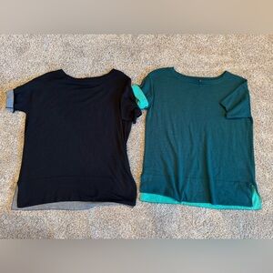 The Limited roll sleeve two-toned light sweater/top! Size small!